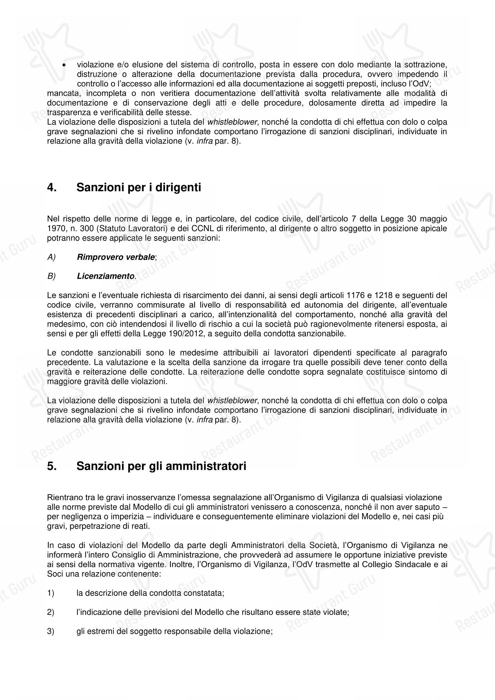 Меню ресторана Pizzium - Rimini - 菜单
