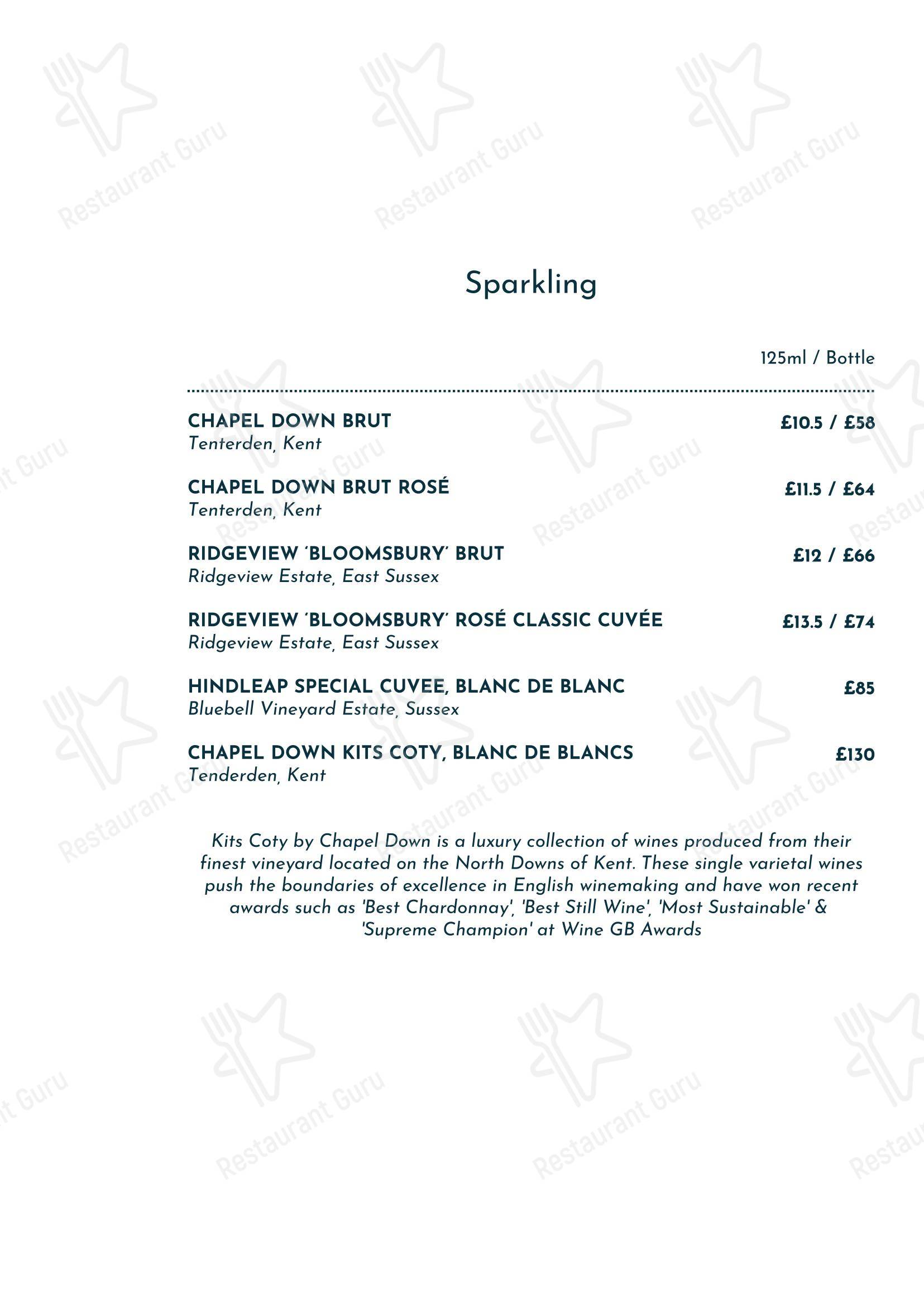 The Shurlock Inn в Уолтеме Сейнте Лоренсе - Wine Menu