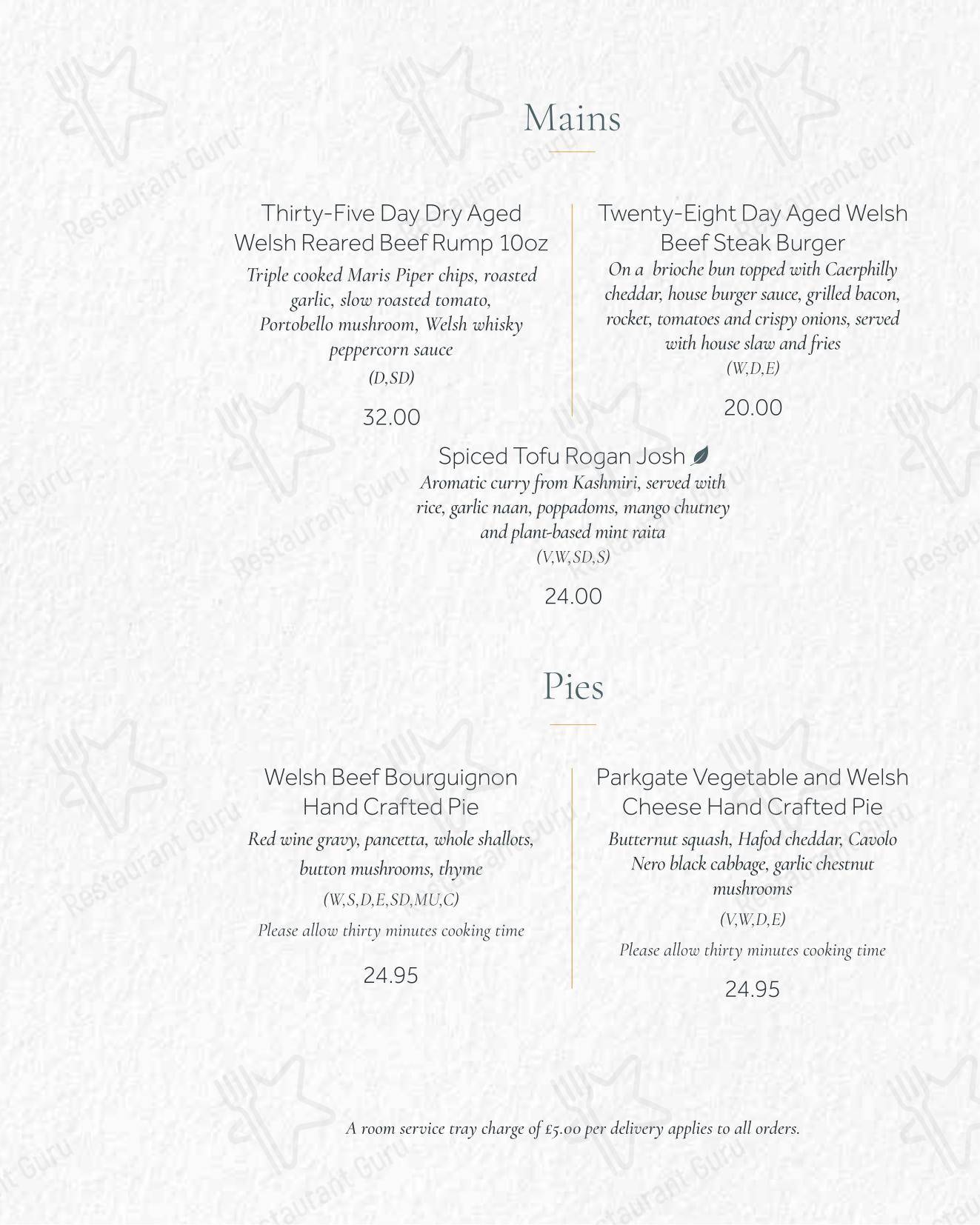 Takeaway Menu ресторана The Sorting Room Restaurant в Кардифф