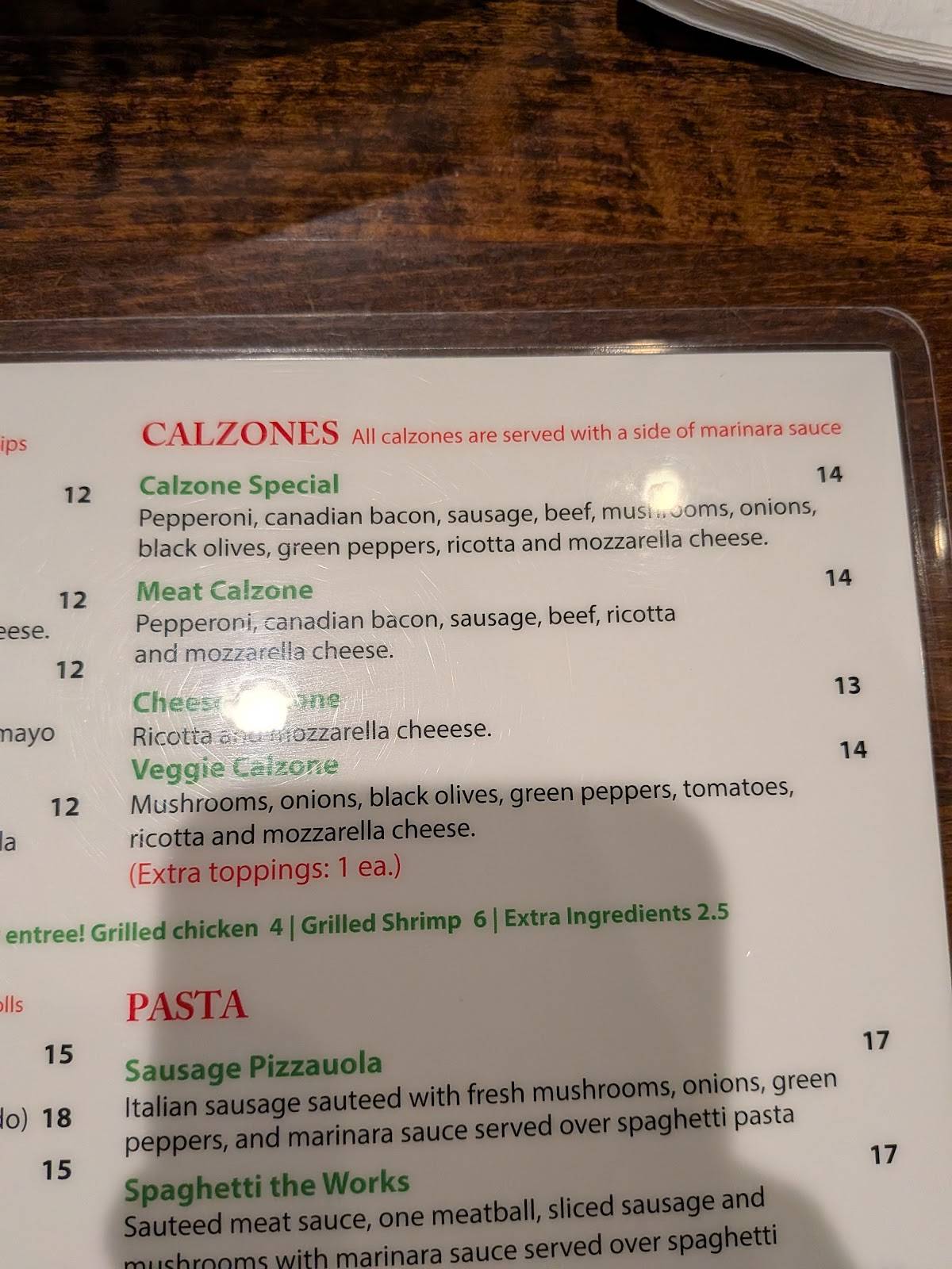 Adriatic Cafe Italian Grill Spring TX меню