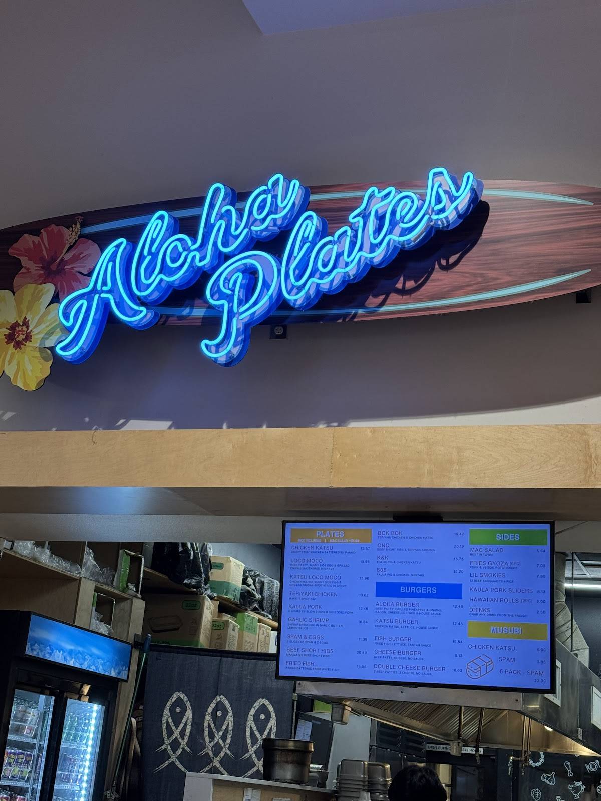 Aloha Plates меню
