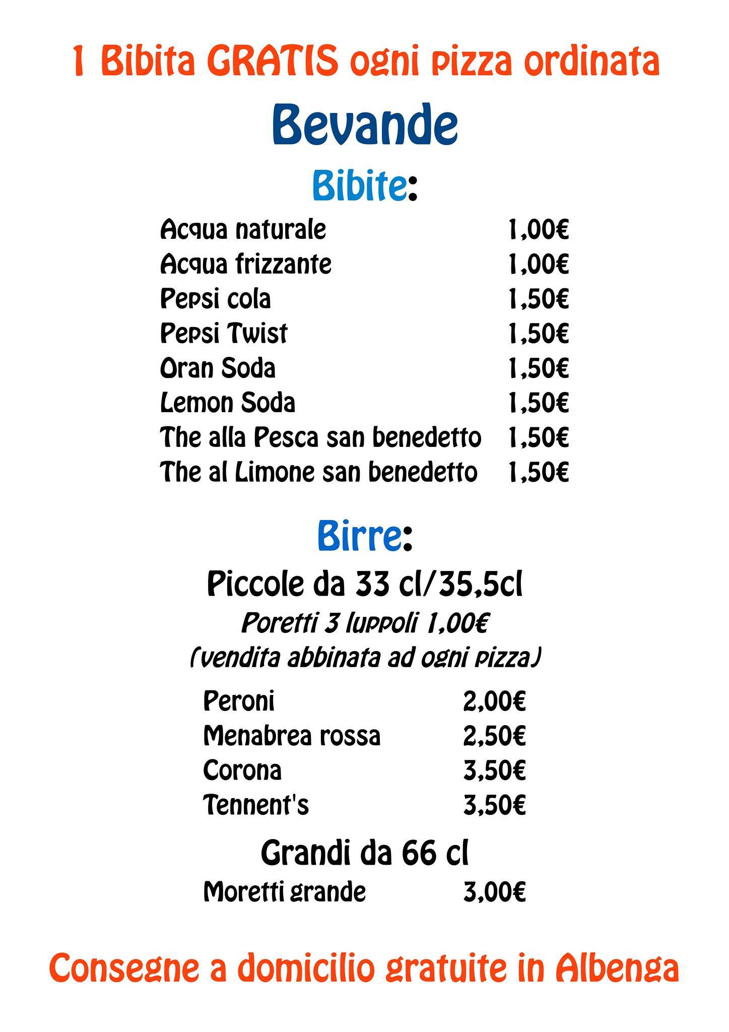 Alpha Ristorazione меню