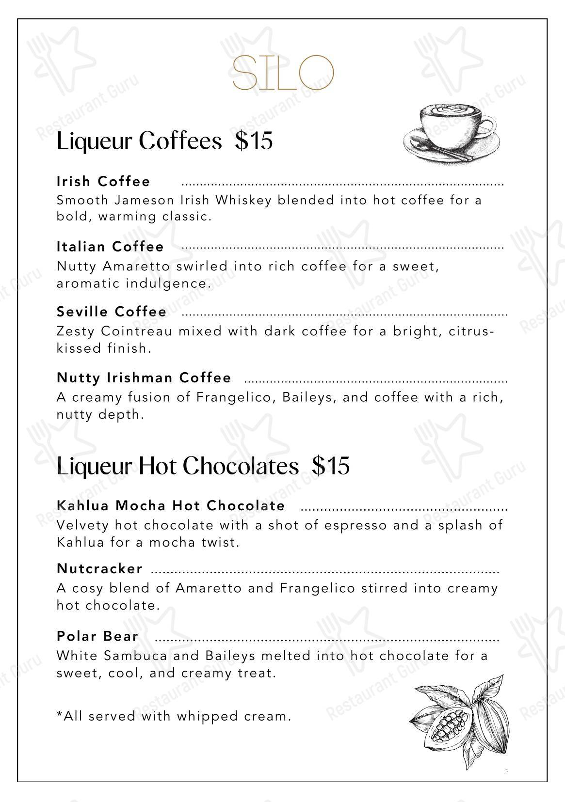 OUR MENU паба и бара Amora Hotel Jamison Sydney