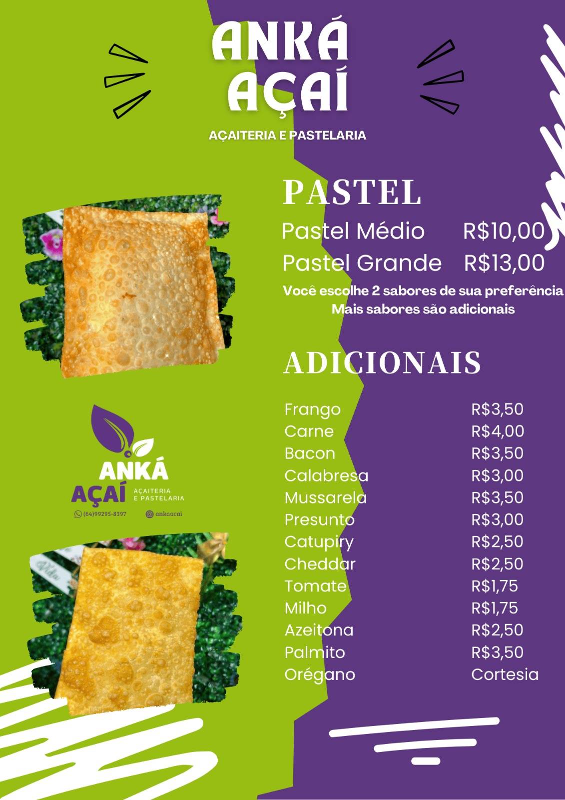 Anká Açaí меню