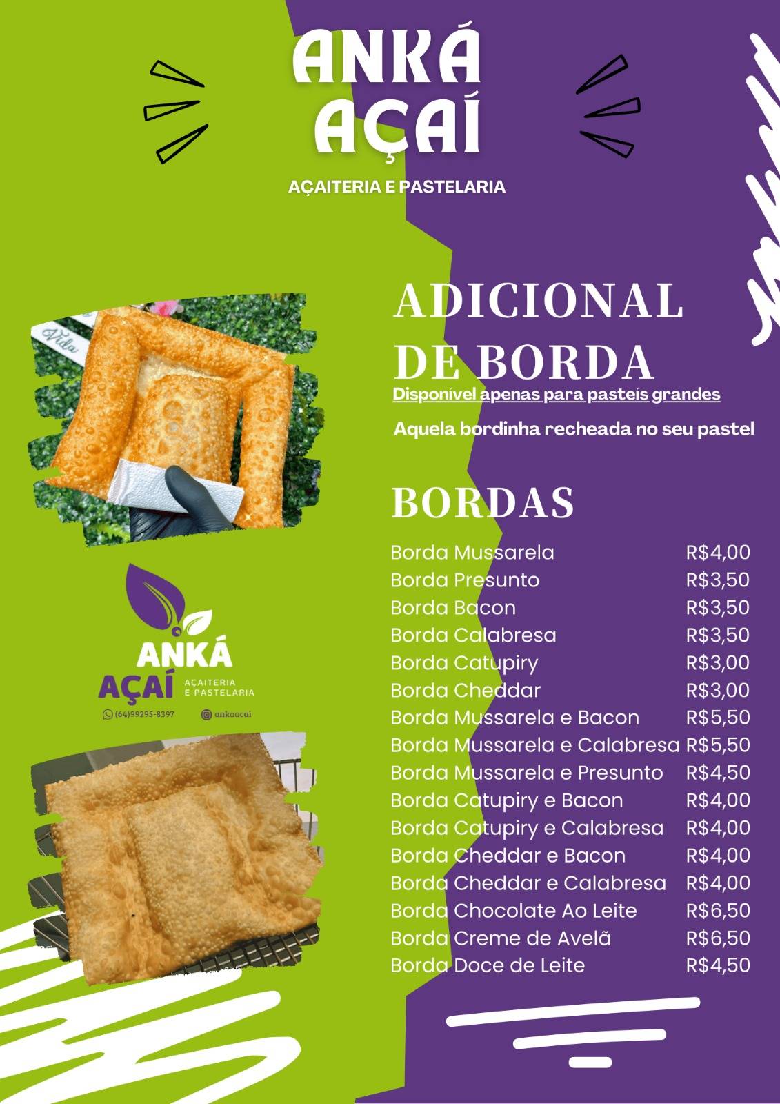 Anká Açaí меню