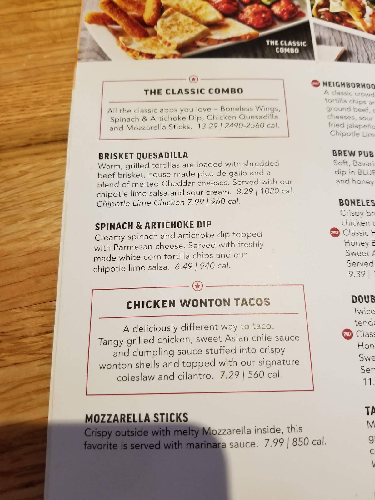 Applebee's Grill + Bar меню