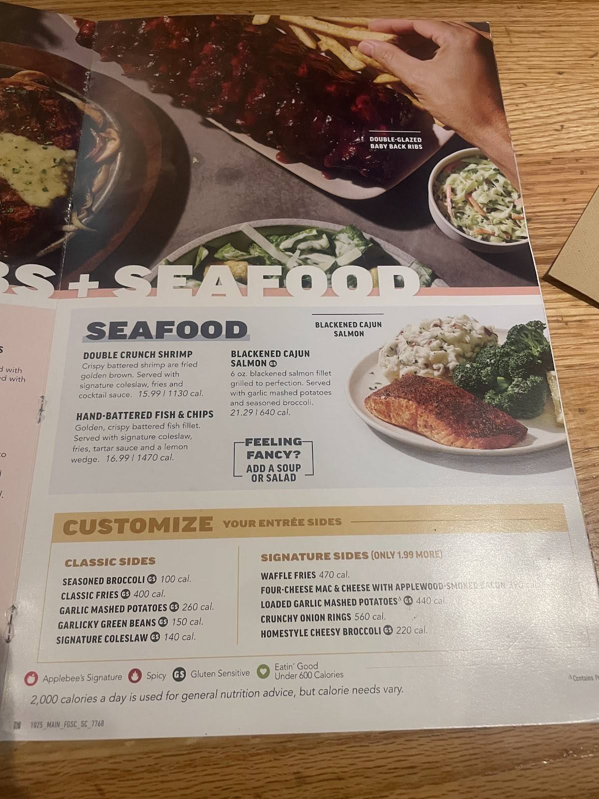 Applebee's Grill + Bar меню