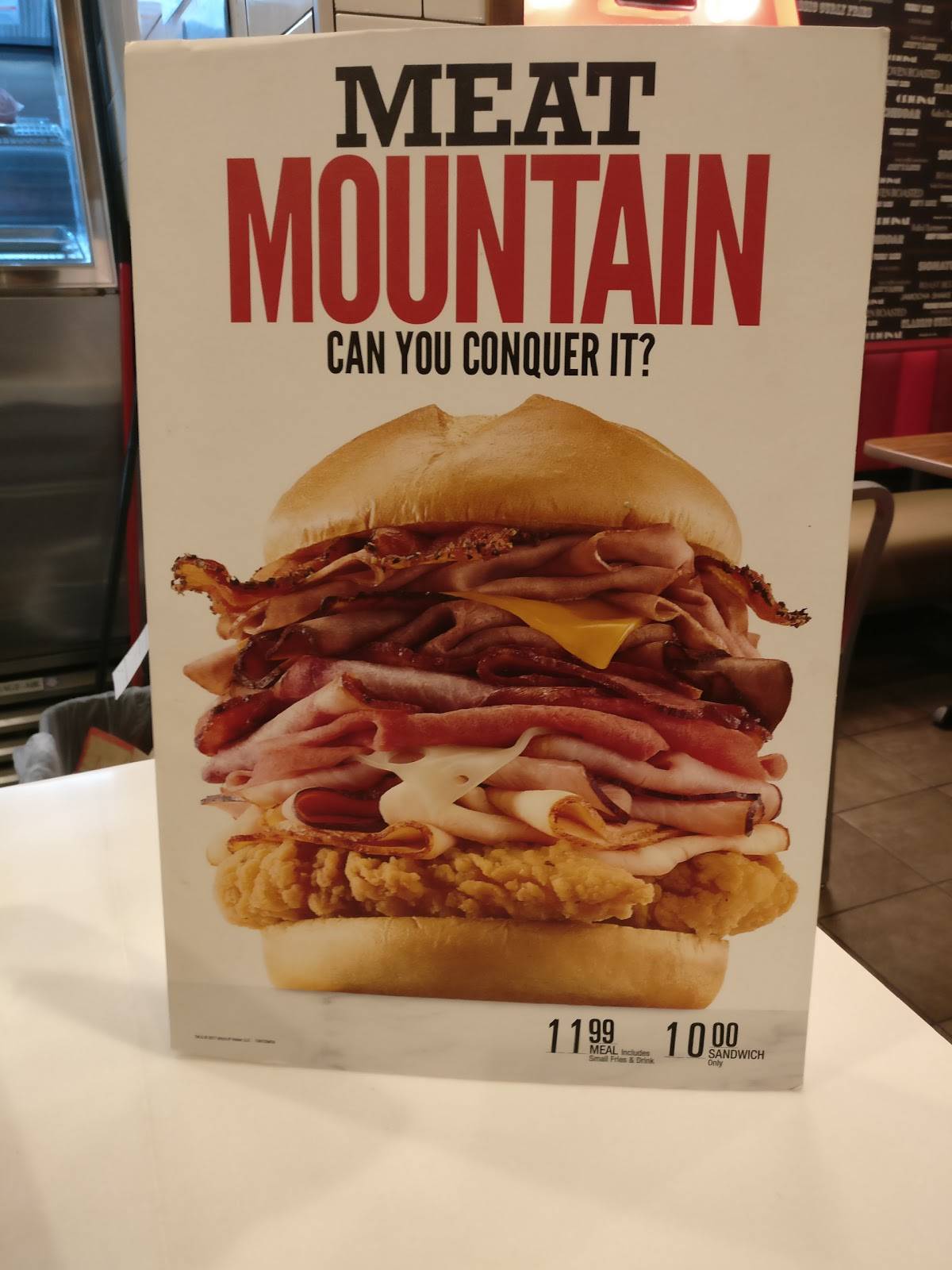 Arby's меню