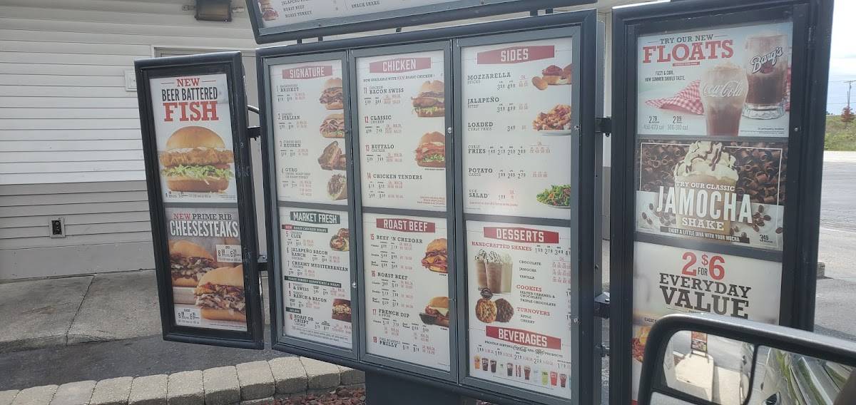 Arby's меню