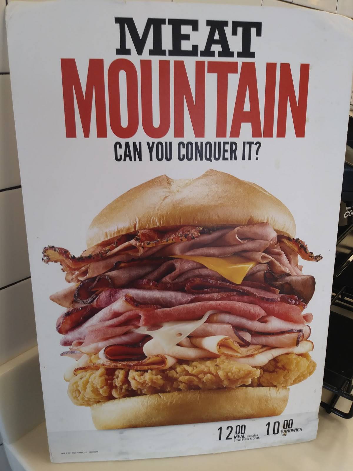 Arby's меню