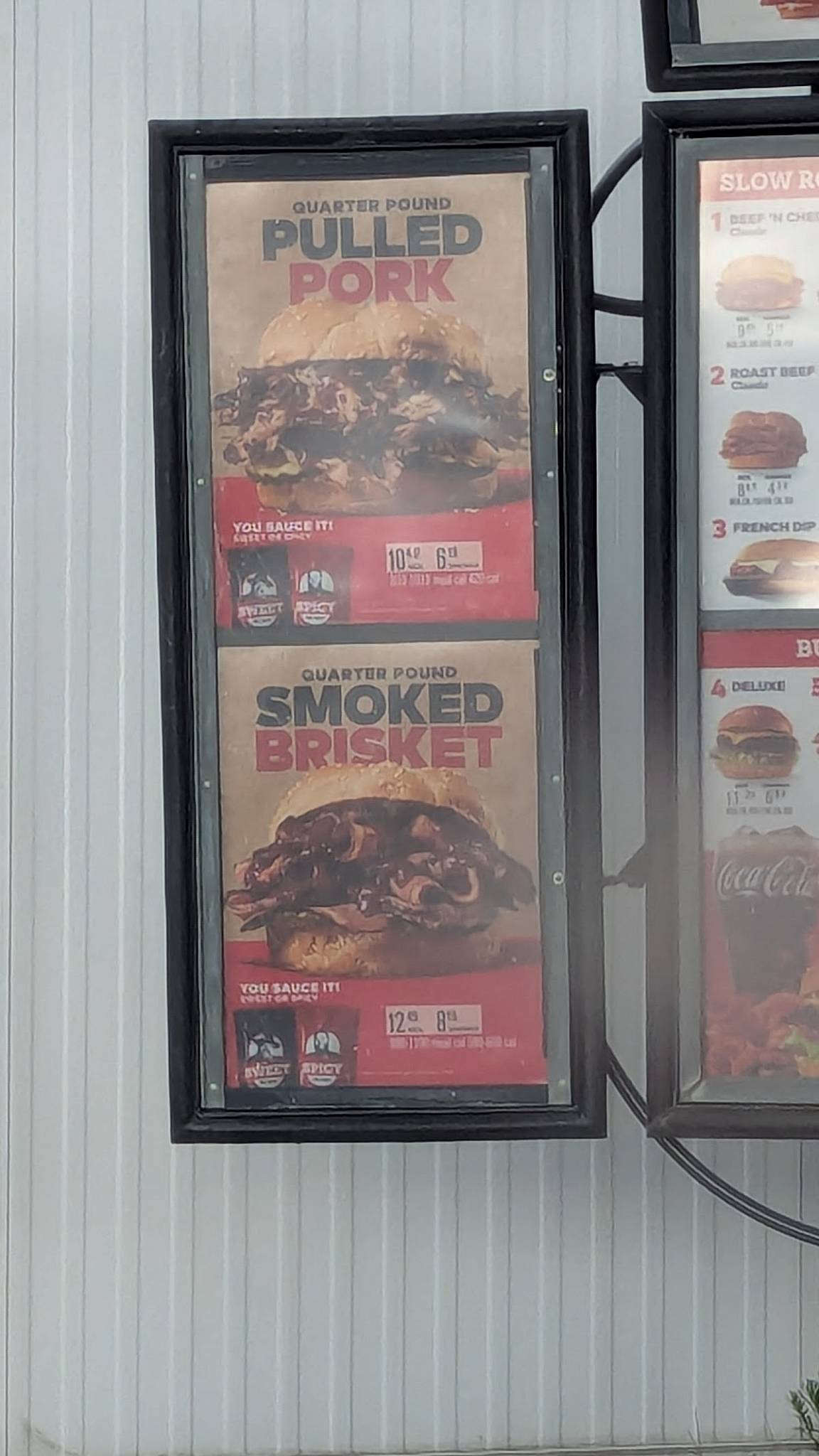 Arby's меню