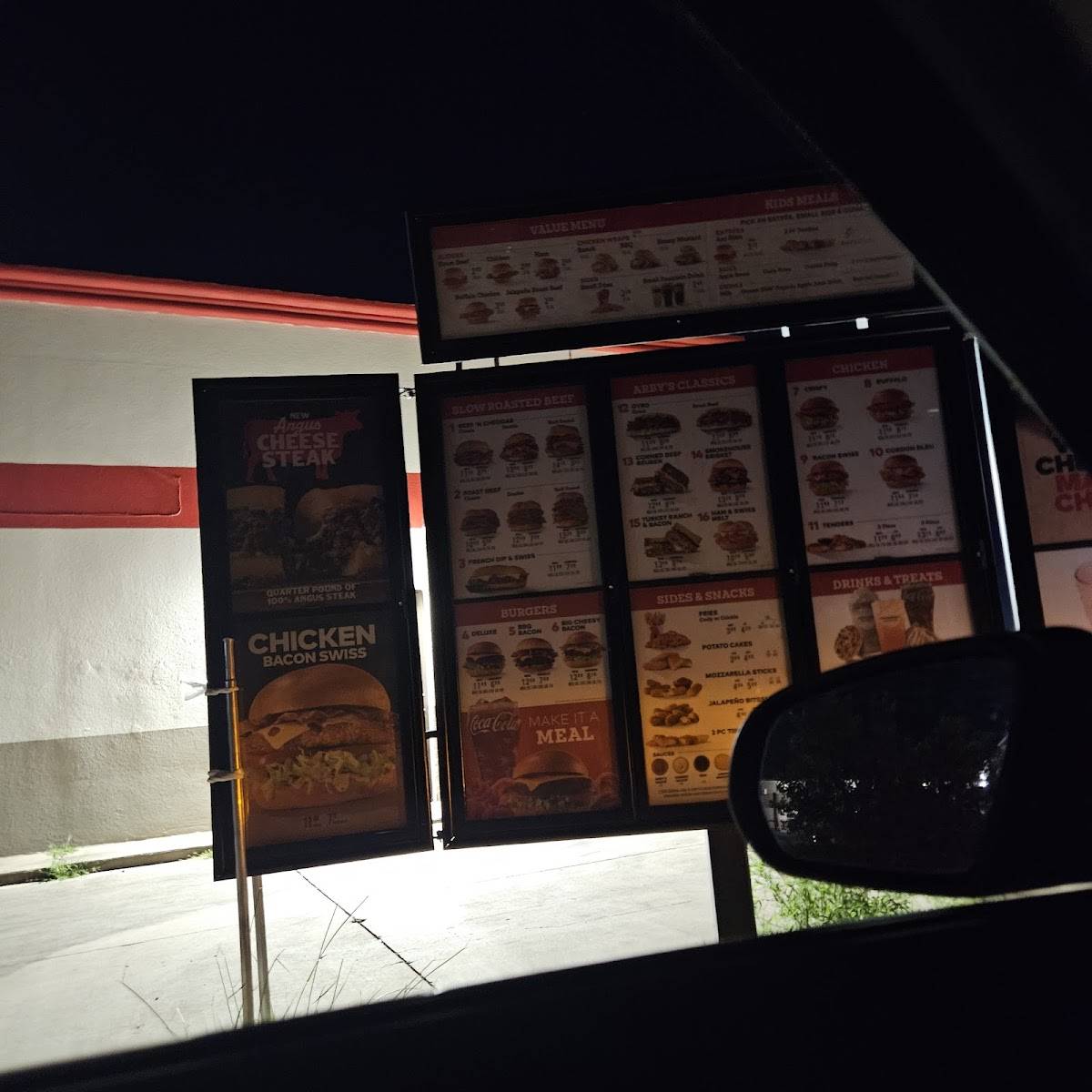 Arby's меню