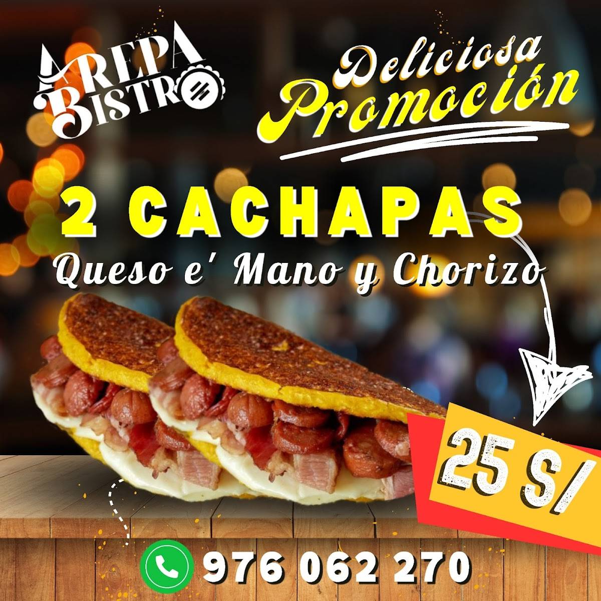 Arepa Bistro меню