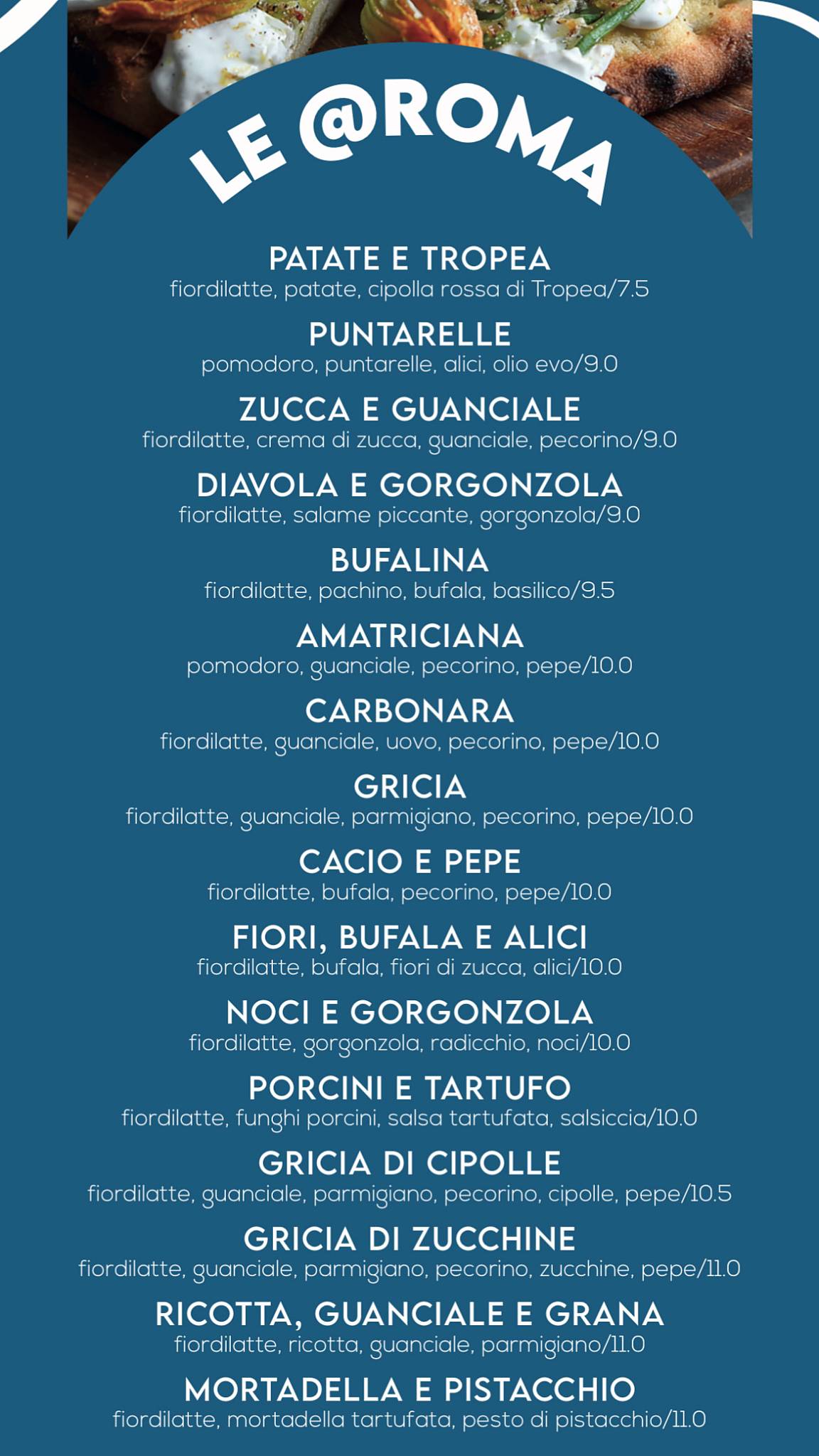 Aroma Pizza e Sfizi меню
