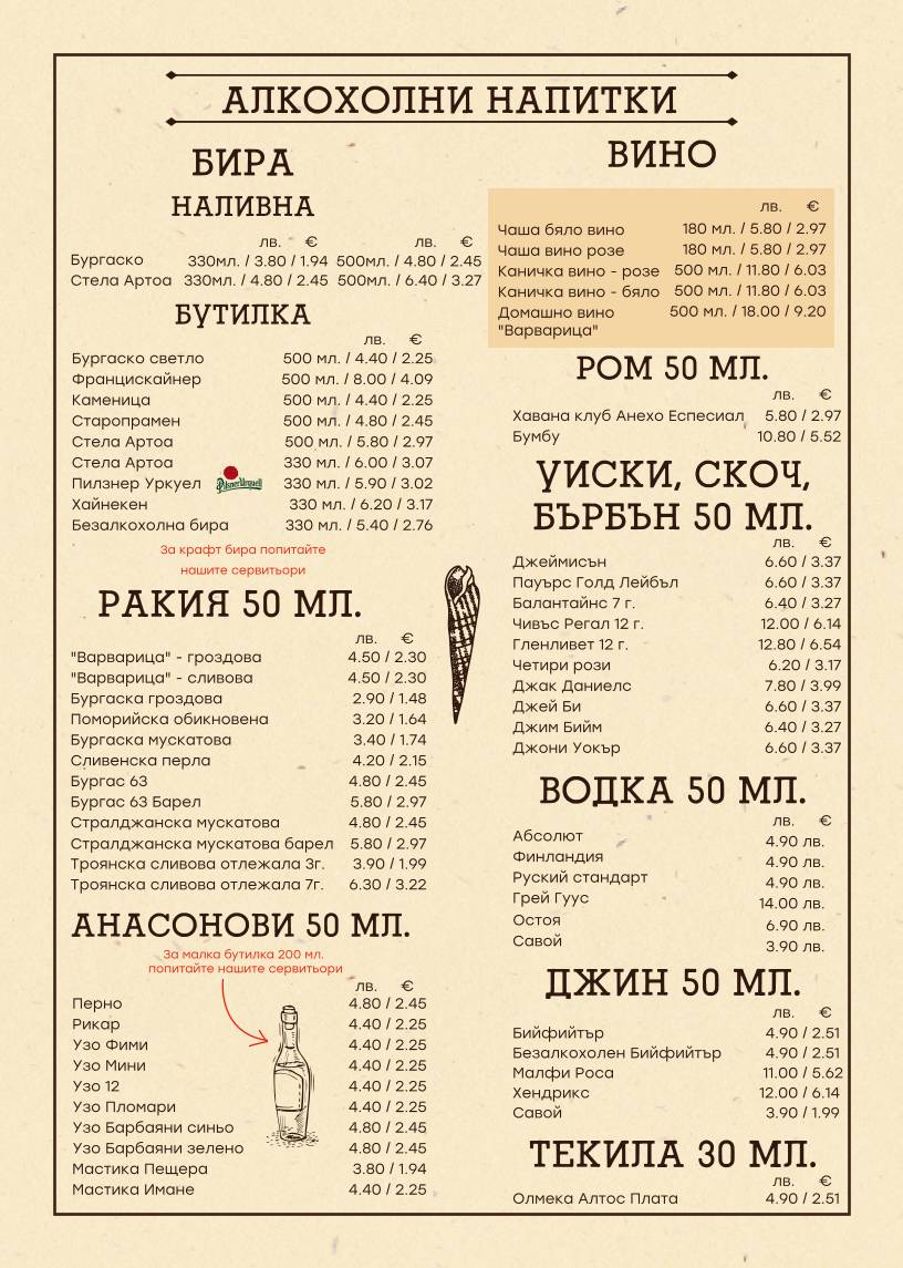 At Dimo's меню