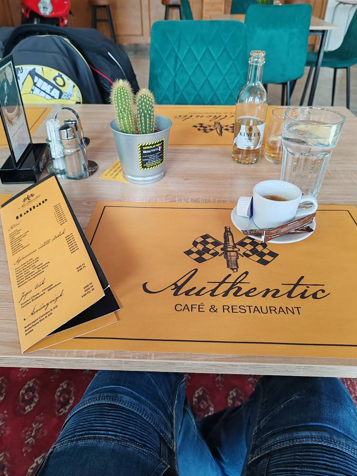 Authentic Cafe меню