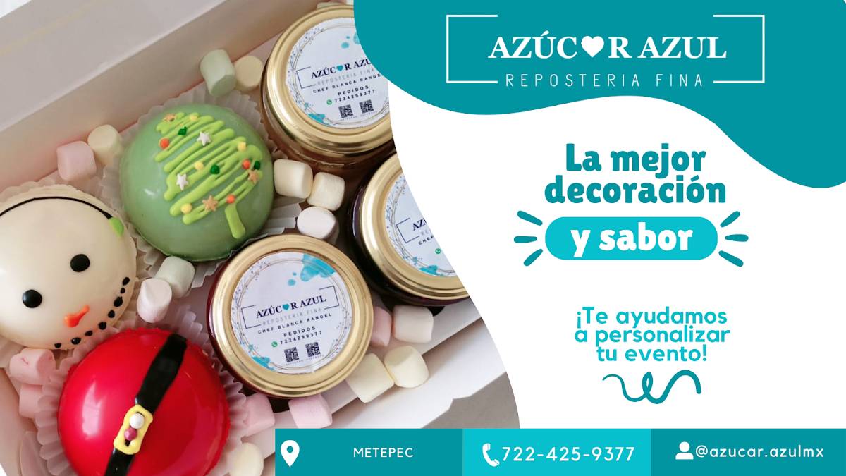 Azúcar Azul меню