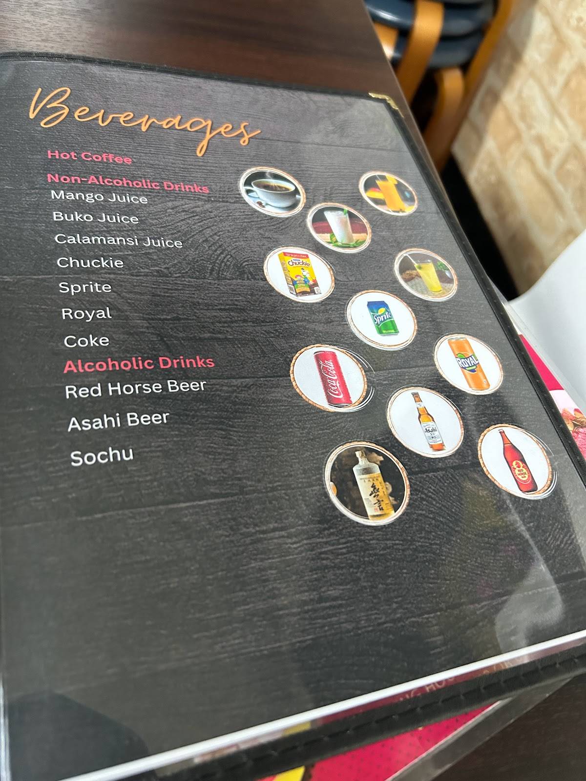 BINALOT RESTO BAR меню