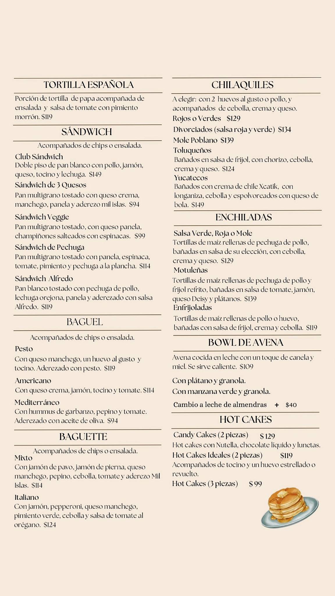 BOHO Café меню