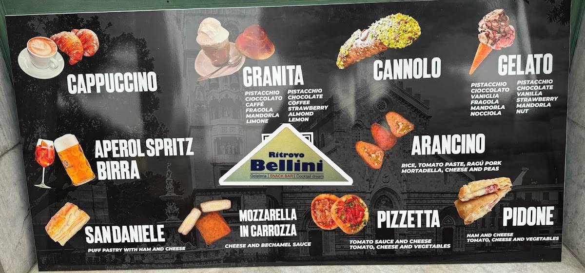 Bar Bellini меню