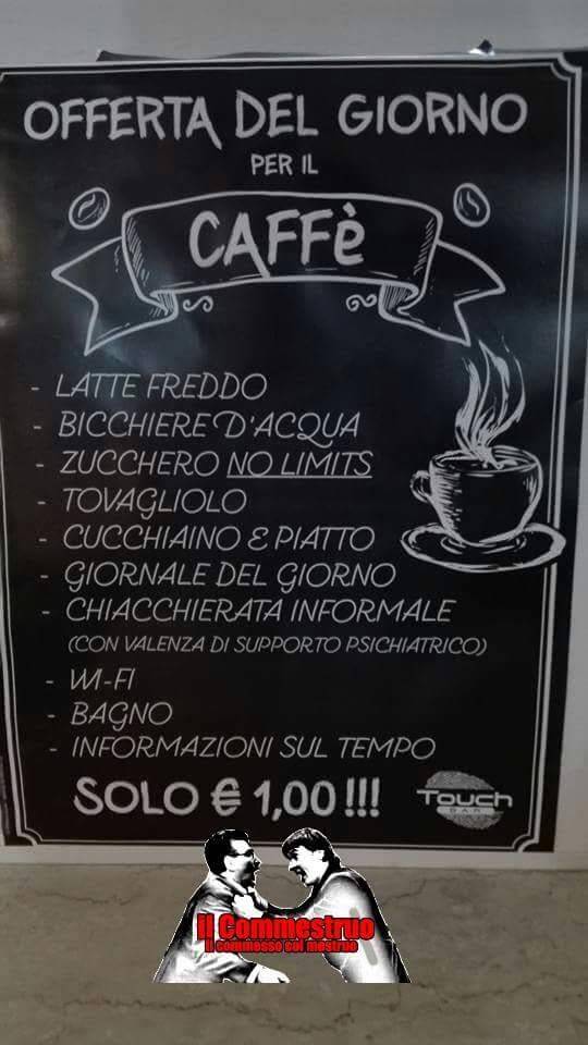 Bar Fontana Candida меню