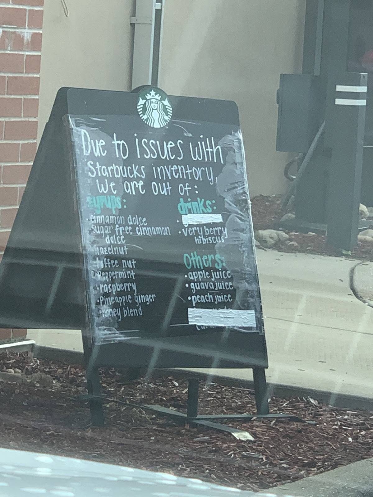 Starbucks Coffee Company меню