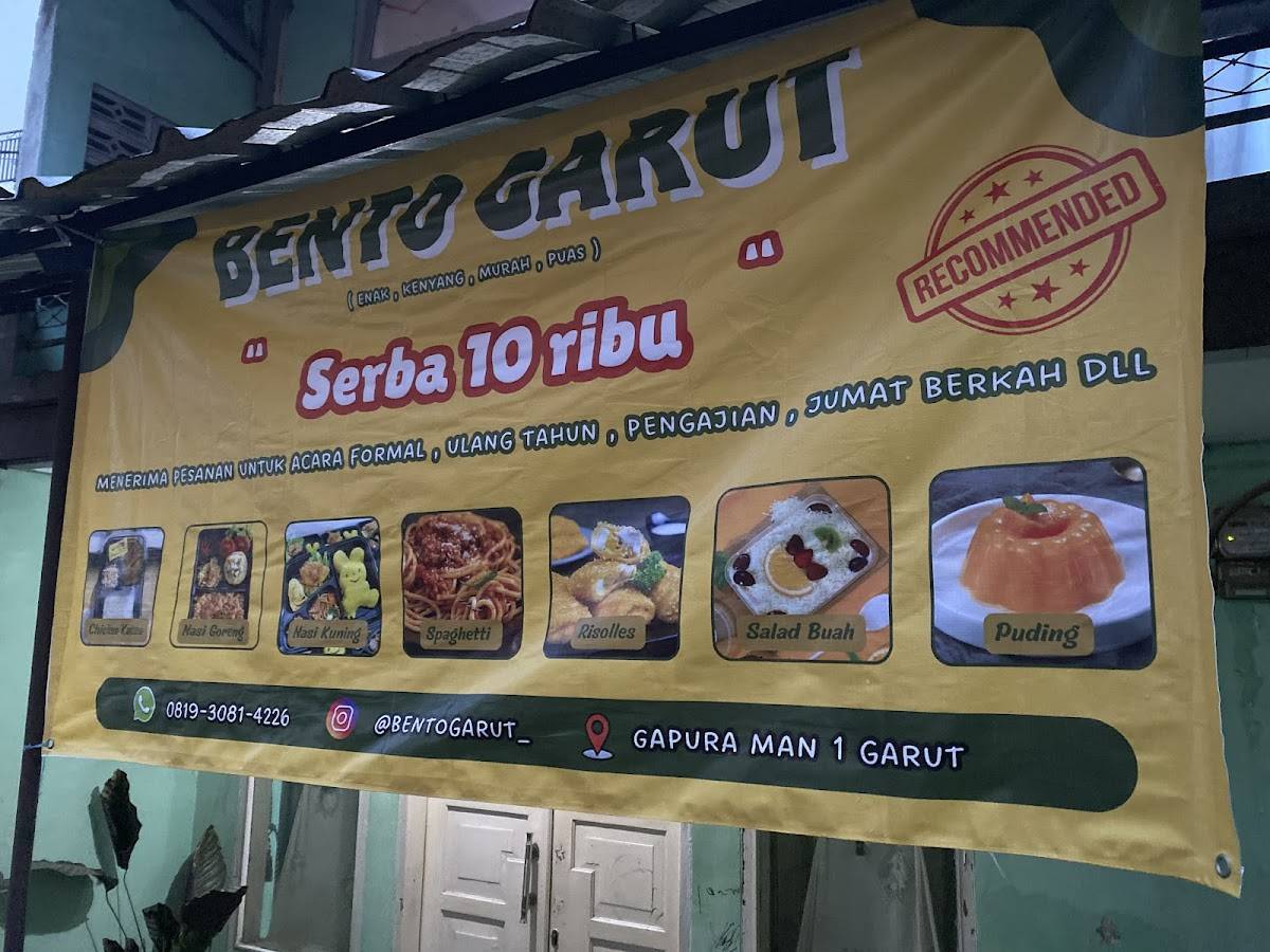 Bento Garut меню