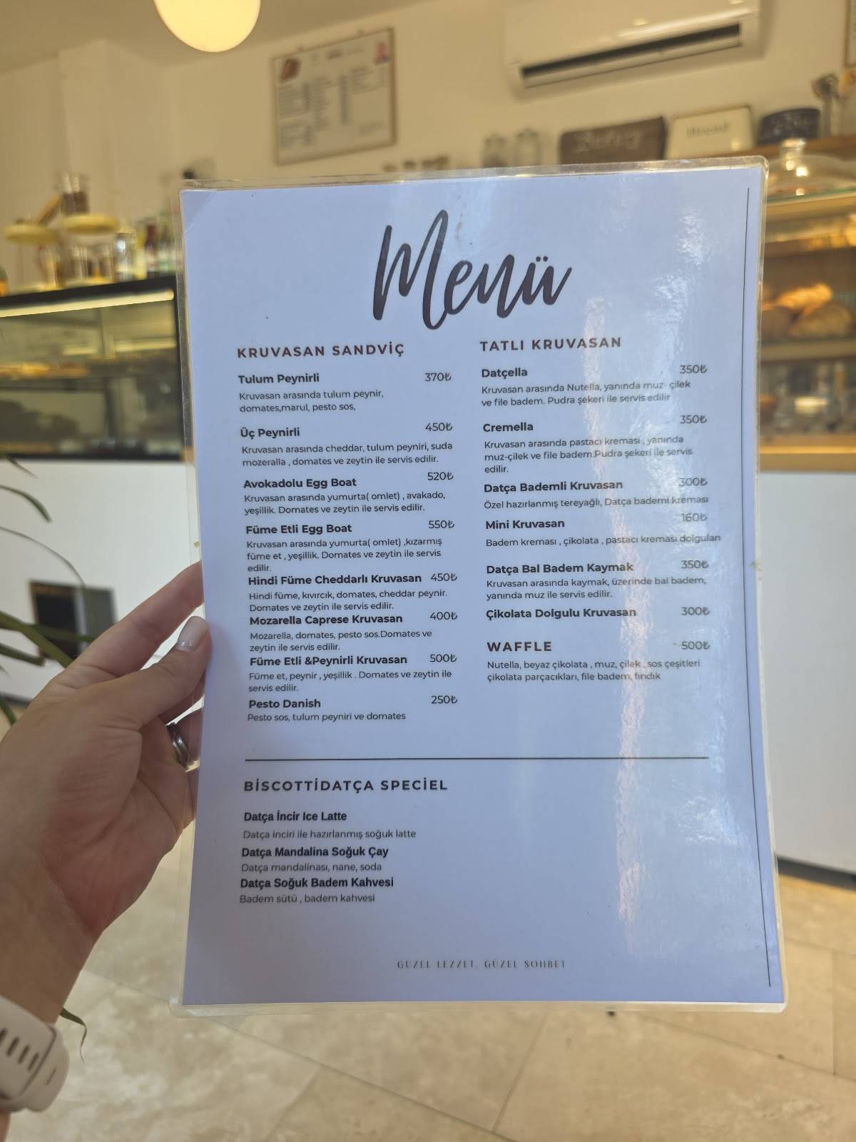 Biscotti Eski Datça меню