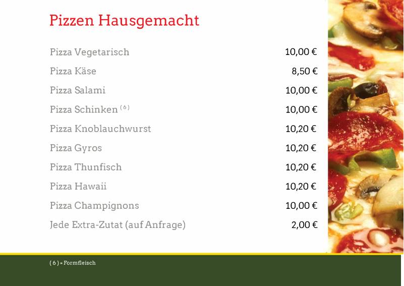 Heide Grill Bispingen меню
