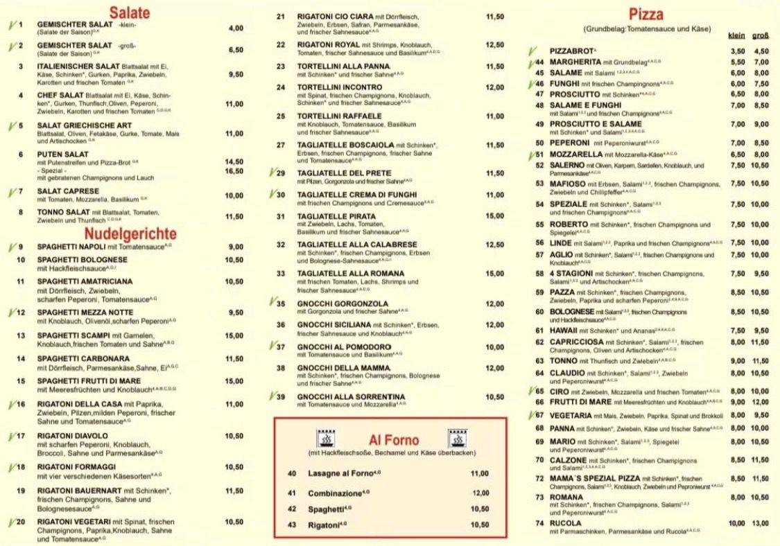 Bistrorante Incontro Gimbsheim меню