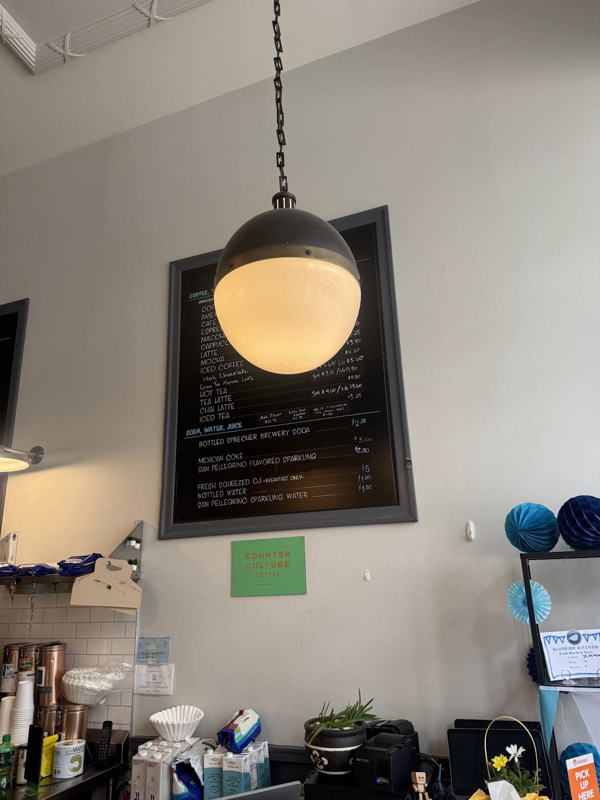 Bluebird Kitchen меню