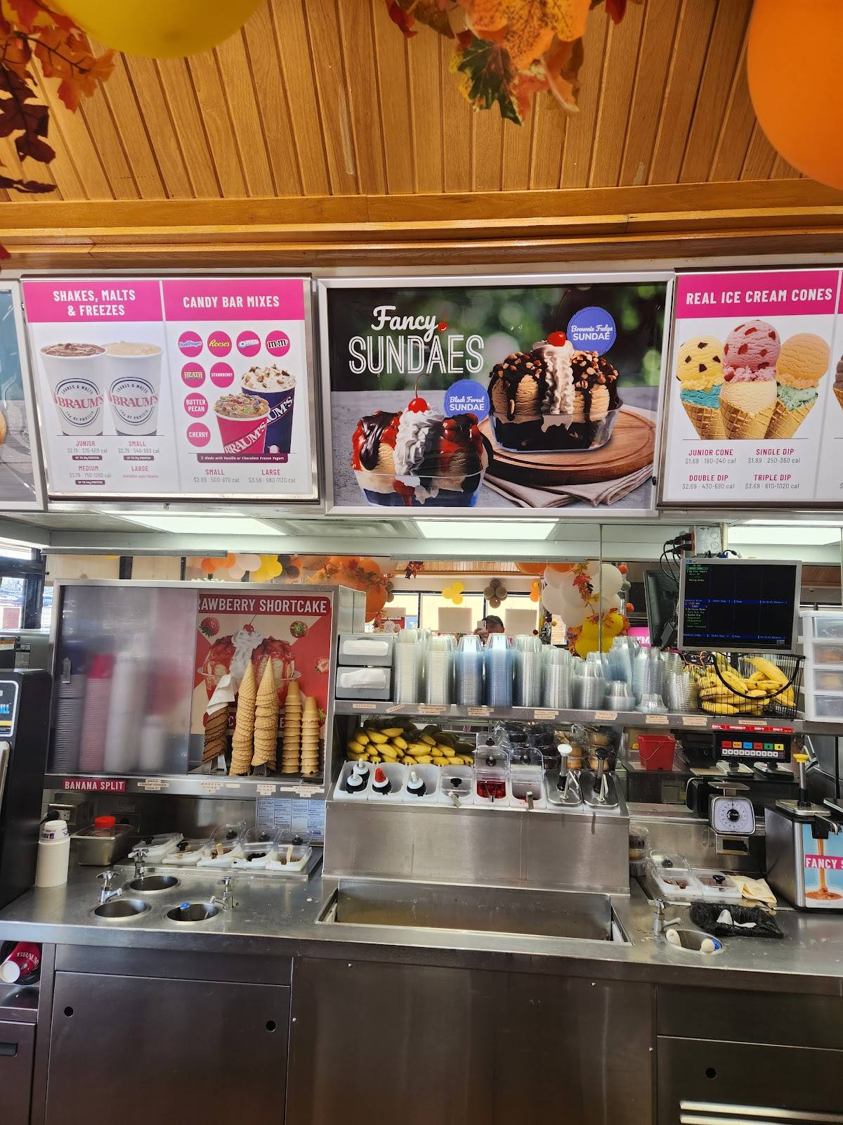 Braum's Ice Cream & Dairy Store меню