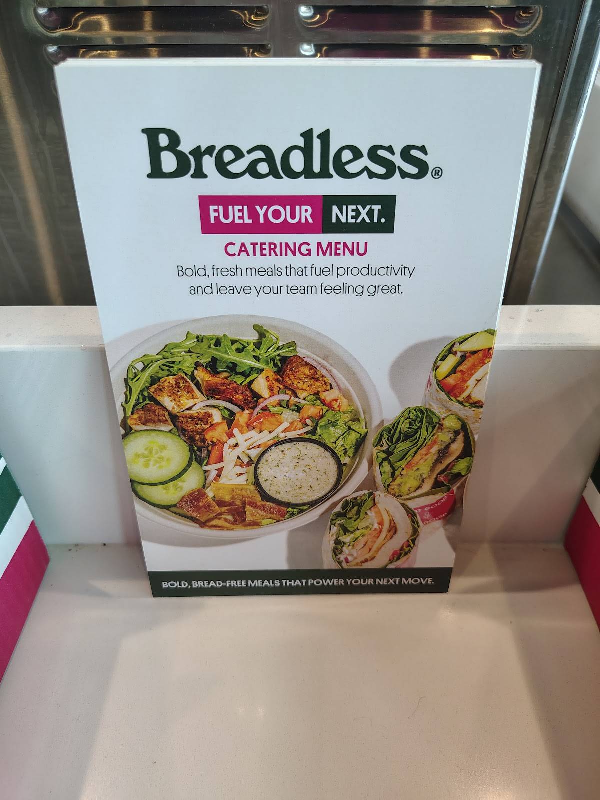 Breadless меню