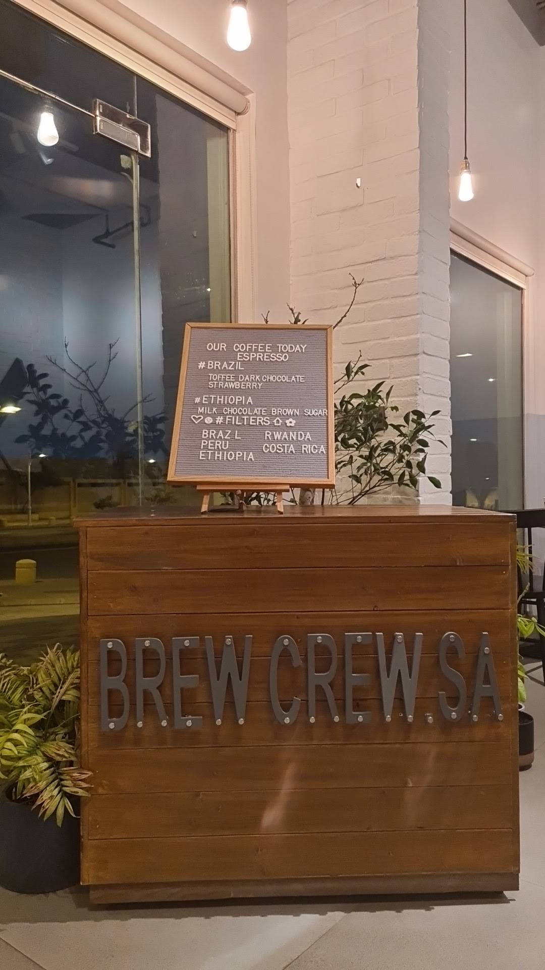 Brew Crew меню