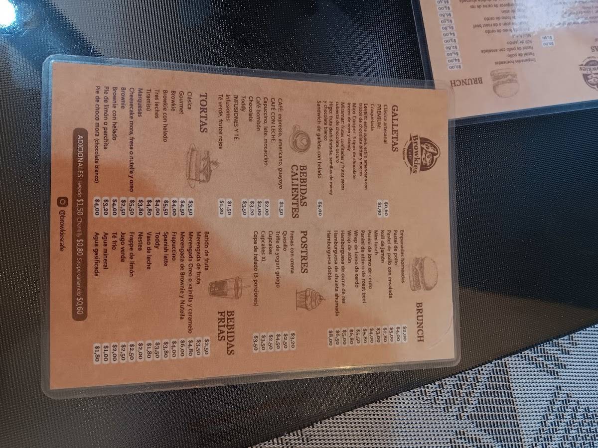 Browkies Café - Mérida меню
