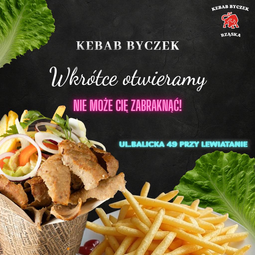 Byczek Kebab Rząska меню
