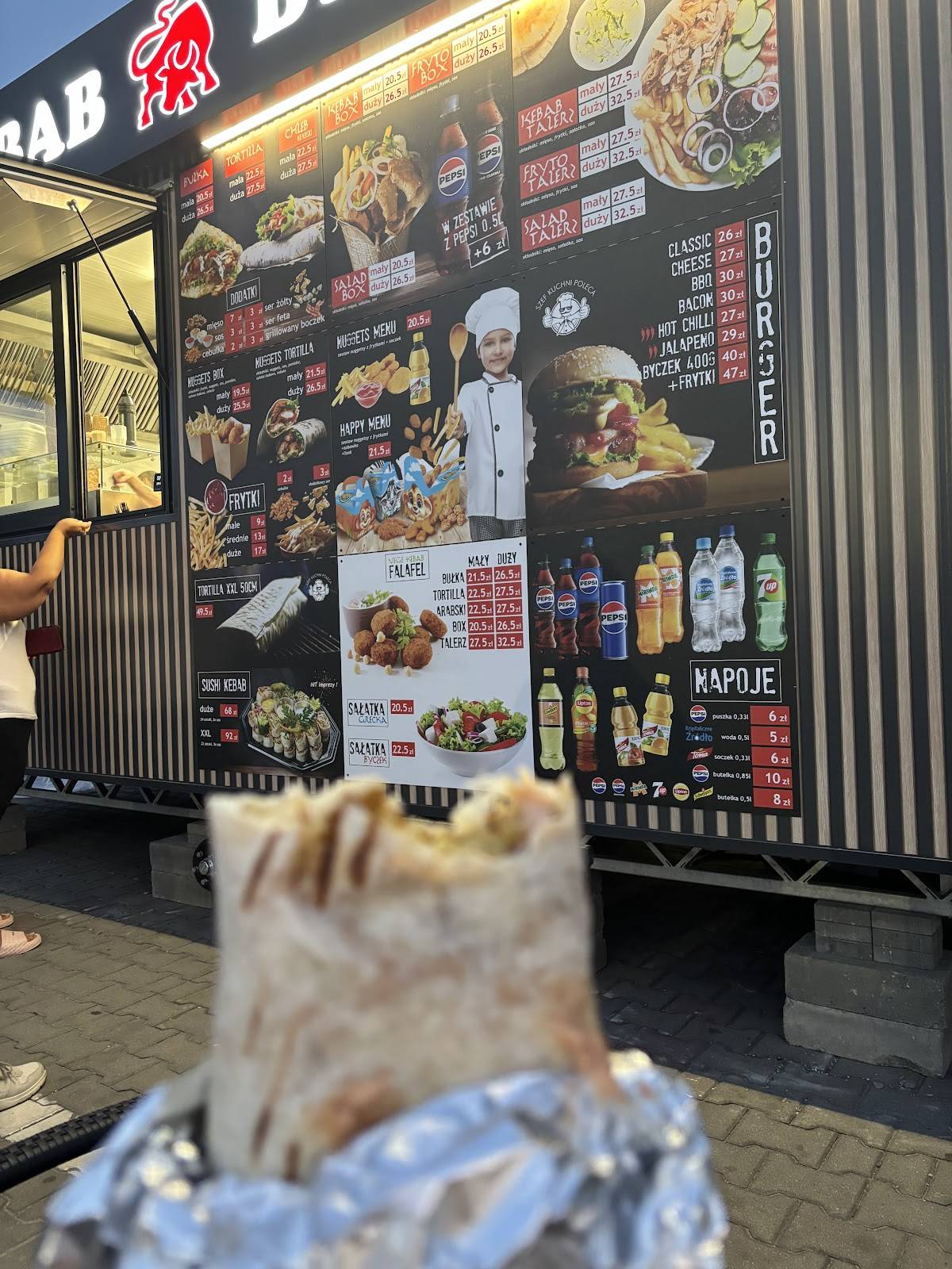 Byczek Kebab Rząska меню