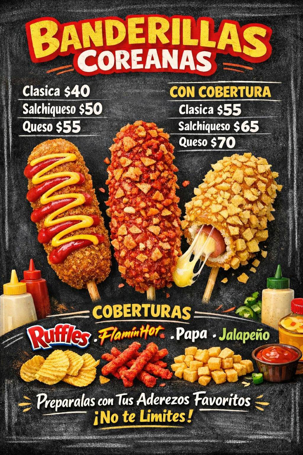 COMIDA CALLEJERA меню