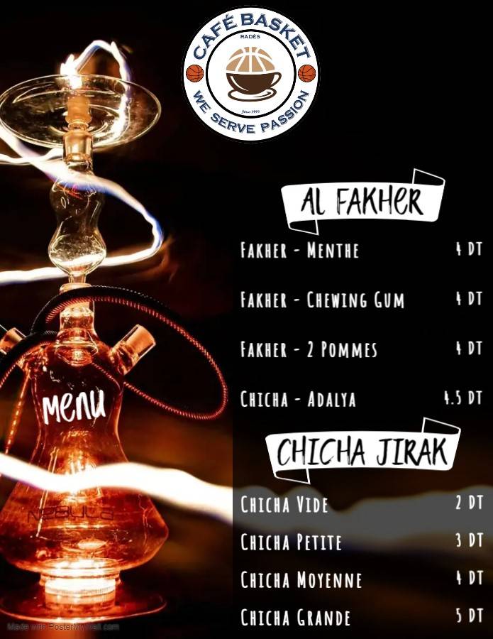 Café Basket меню