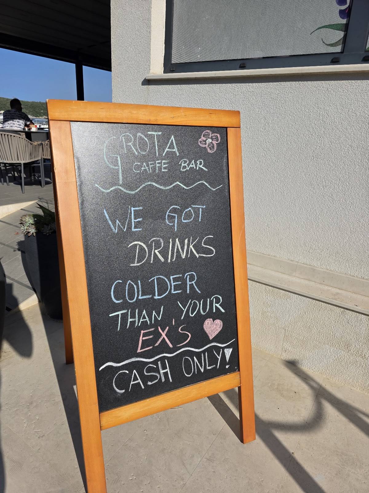 Caffe Bar Grota меню