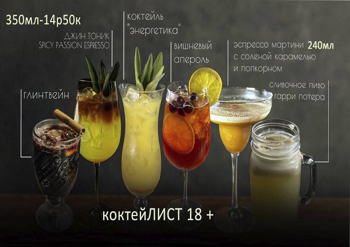 Мицкевича 22 меню