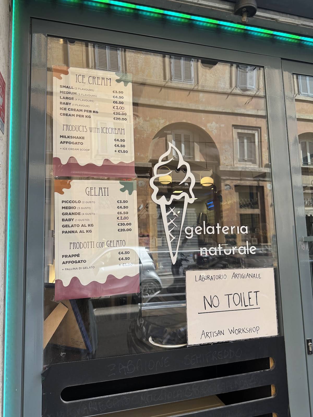 Neve di latte меню