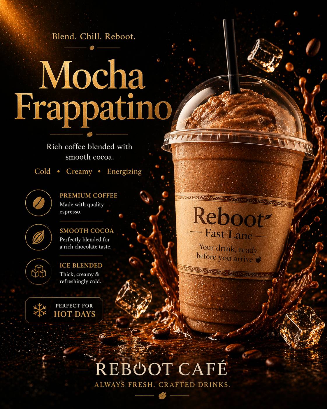 Reboot Cafe меню