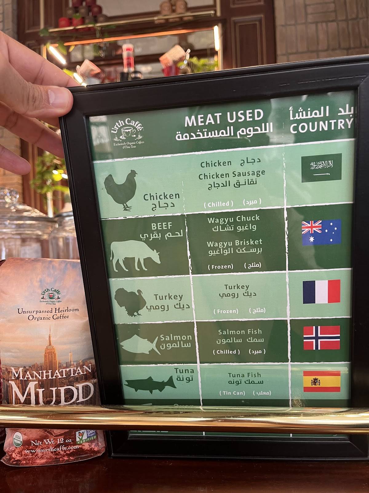 Urth Caffé - KAFD меню