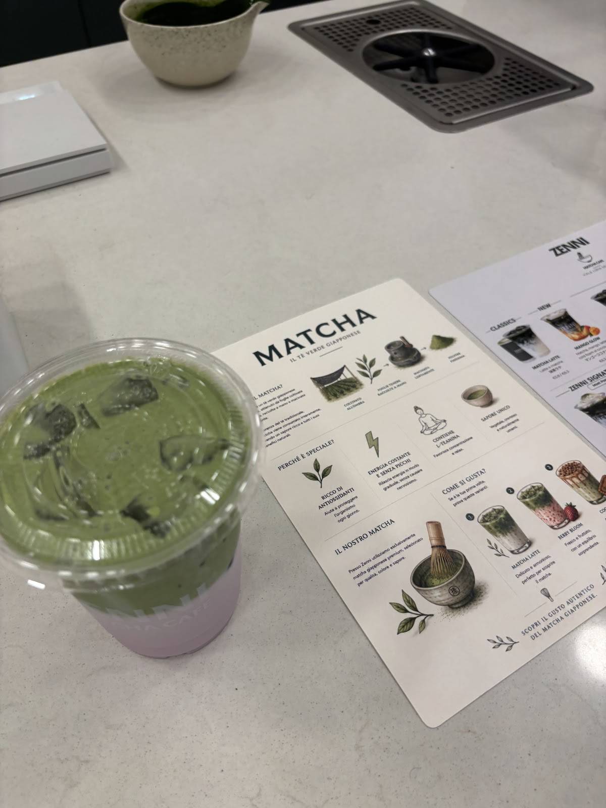 Zenni Matcha Cafe меню
