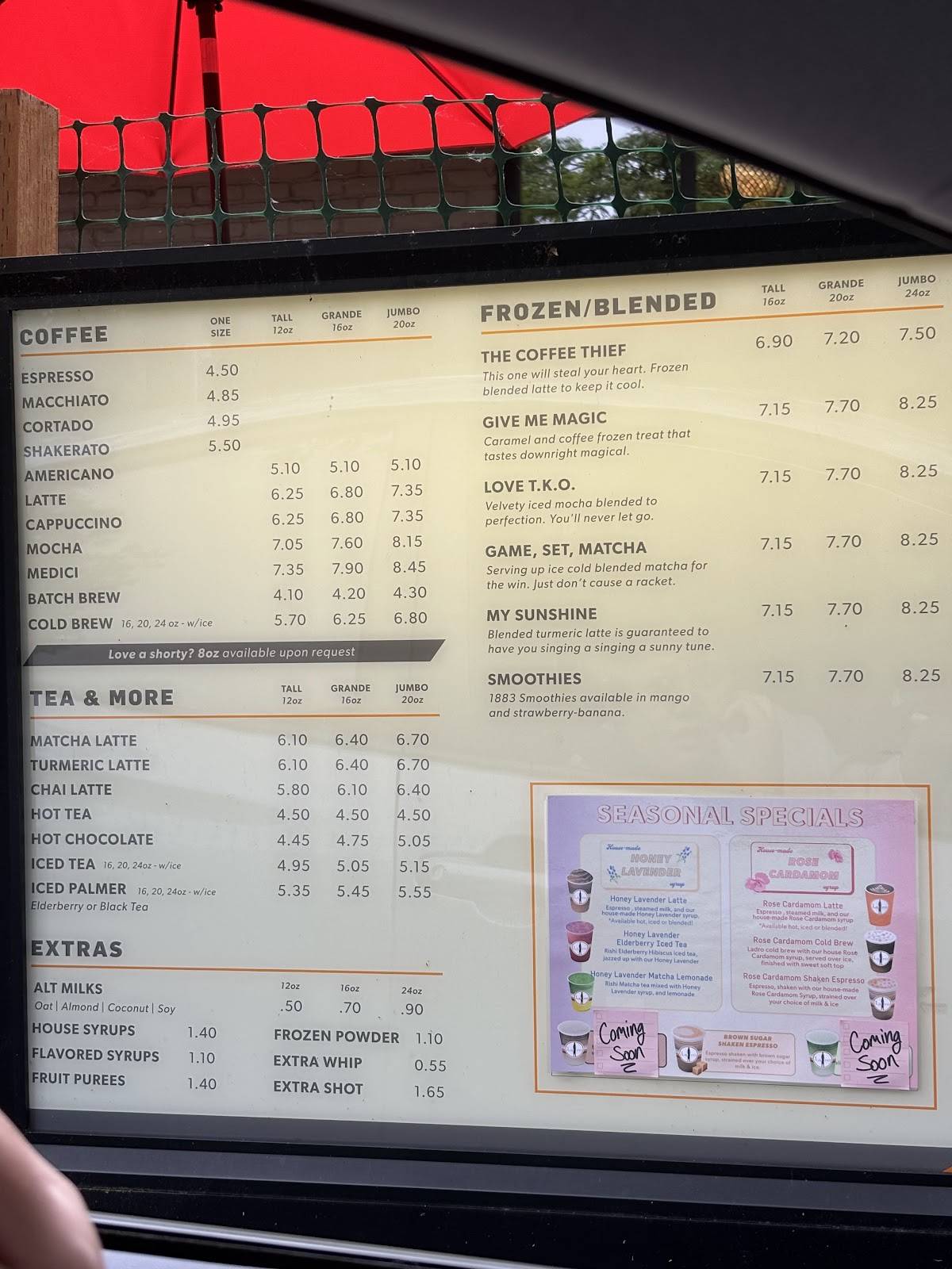 Caffe Ladro - Bothell меню