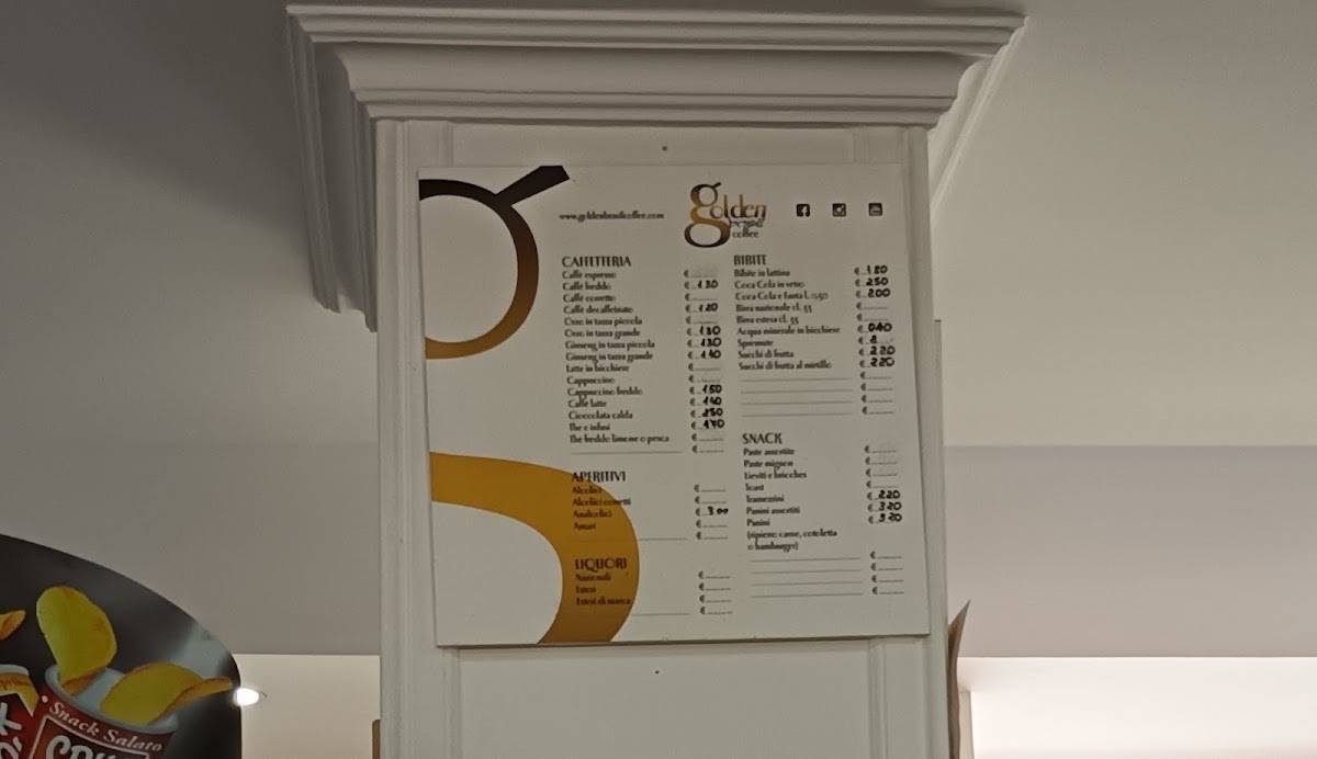 Caffè Lido меню
