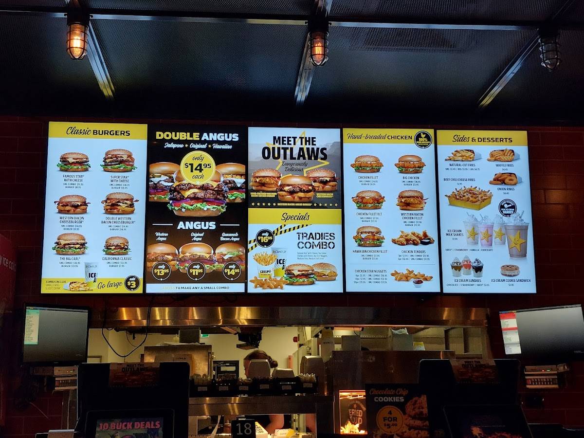 Carl’s Jr. Rothwell меню