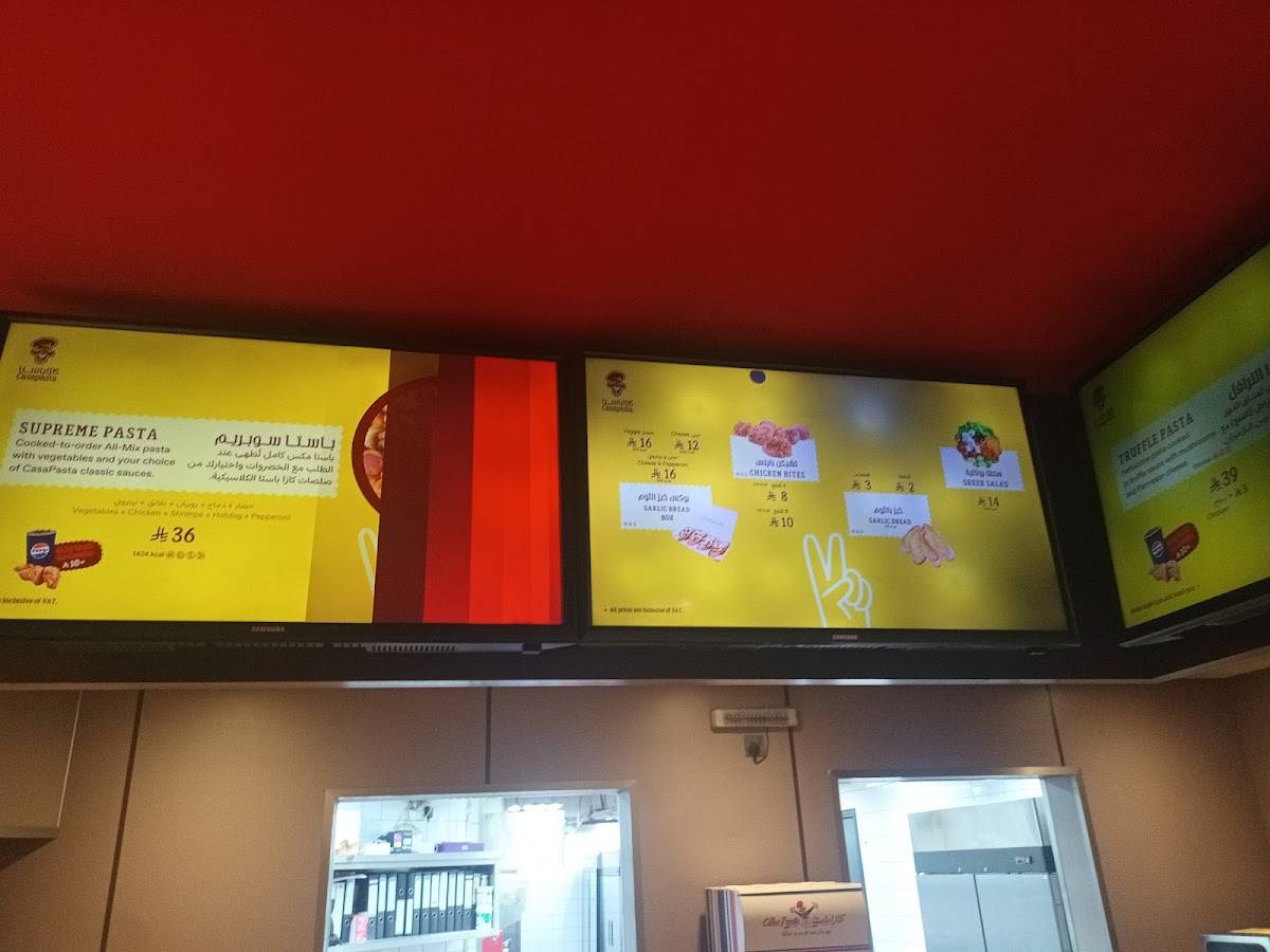 Casa Pasta меню