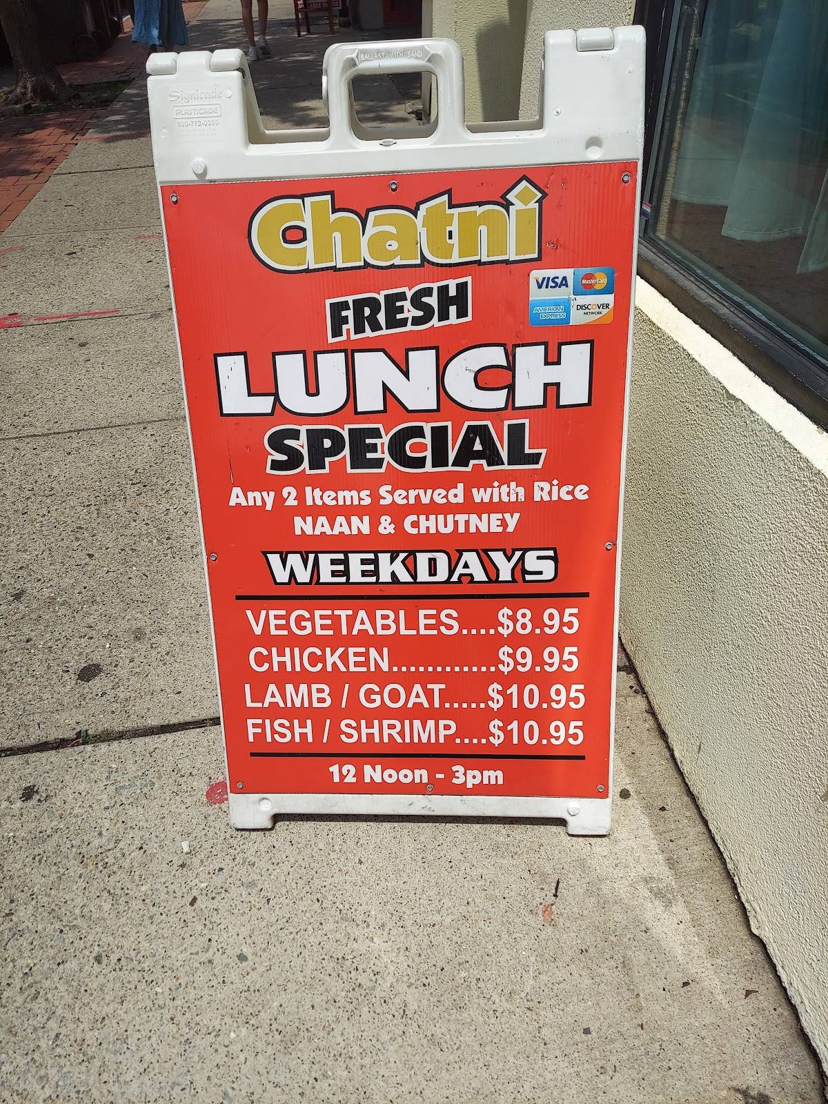 Chatni Indian Restaurant меню